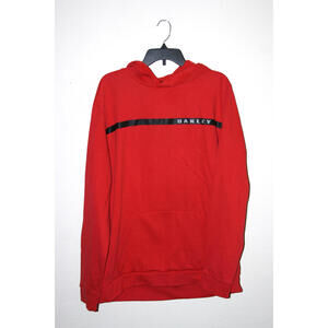 Oakley Red Logo Hoodie Size Large